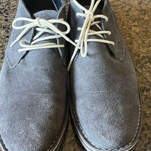 Kenneth Cole Reaction Gray Suede Oxfords Size 10 1/2M